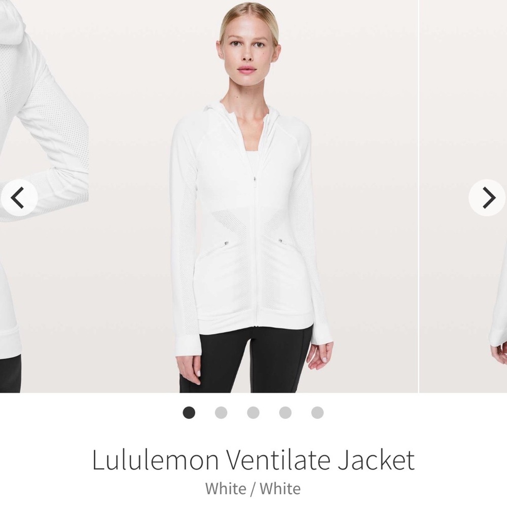 lululemon athletica Women's White Utility Jacket